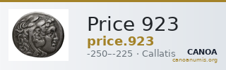 Price 923 — CANOA