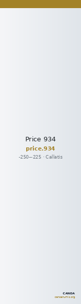 Price 934 — CANOA