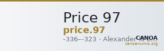 Price 97 — CANOA