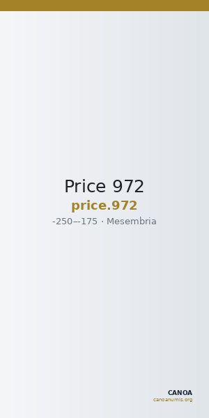 Price 972 — CANOA