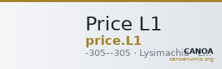 Price L1 — CANOA