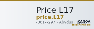 Price L17 — CANOA