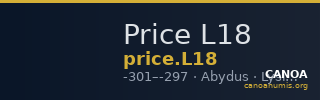 Price L18 — CANOA