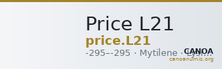 Price L21 — CANOA