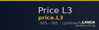 Price L3 — CANOA