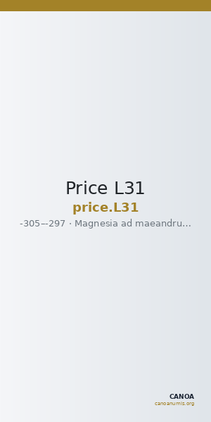 Price L31 — CANOA