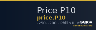 Price P10 — CANOA