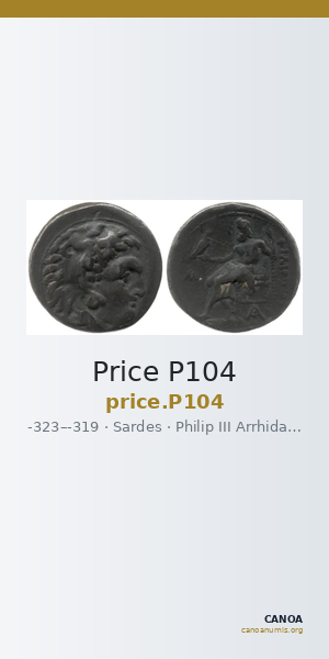 Price P104 — CANOA