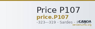 Price P107 — CANOA