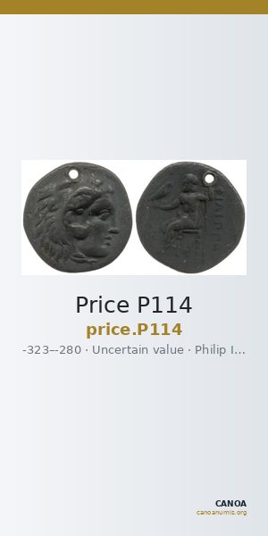 Price P114 — CANOA