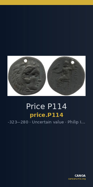 Price P114 — CANOA