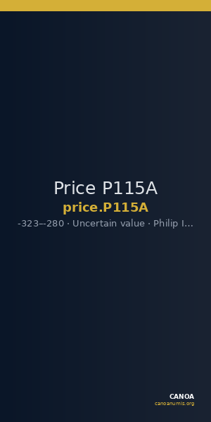 Price P115A — CANOA