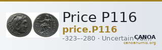 Price P116 — CANOA