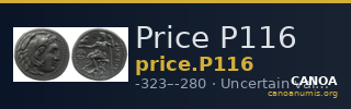 Price P116 — CANOA