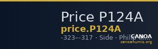Price P124A — CANOA