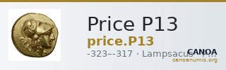 Price P13 — CANOA