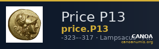 Price P13 — CANOA
