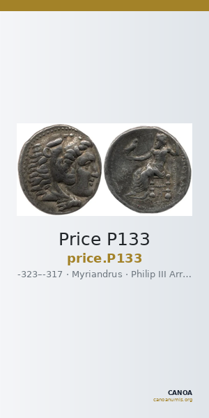 Price P133 — CANOA