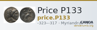 Price P133 — CANOA