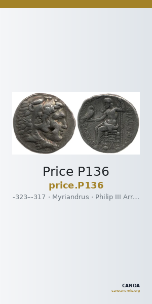 Price P136 — CANOA