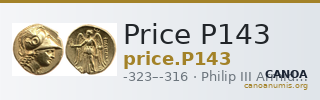 Price P143 — CANOA