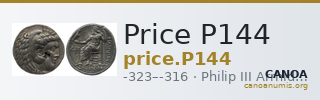 Price P144 — CANOA
