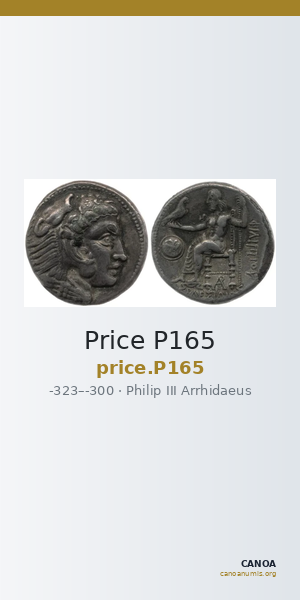 Price P165 — CANOA