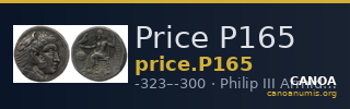 Price P165 — CANOA