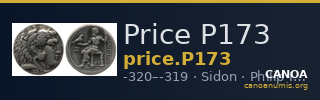 Price P173 — CANOA