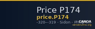 Price P174 — CANOA
