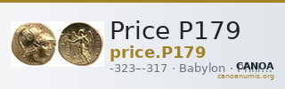 Price P179 — CANOA