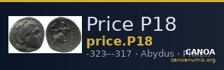 Price P18 — CANOA