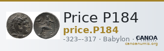 Price P184 — CANOA