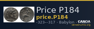 Price P184 — CANOA