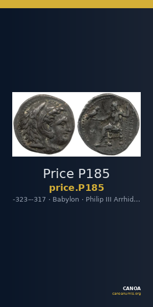 Price P185 — CANOA
