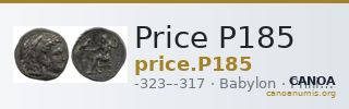 Price P185 — CANOA