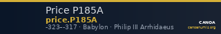 Price P185A — CANOA