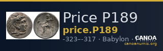 Price P189 — CANOA