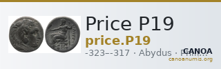 Price P19 — CANOA