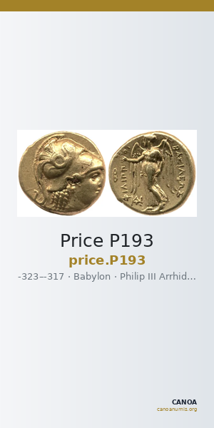 Price P193 — CANOA
