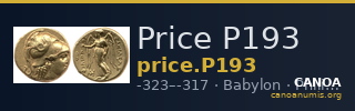 Price P193 — CANOA