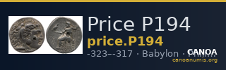 Price P194 — CANOA