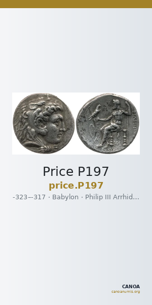 Price P197 — CANOA