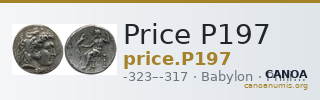 Price P197 — CANOA