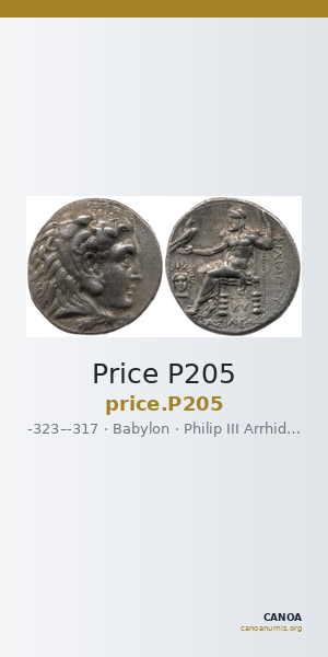Price P205 — CANOA