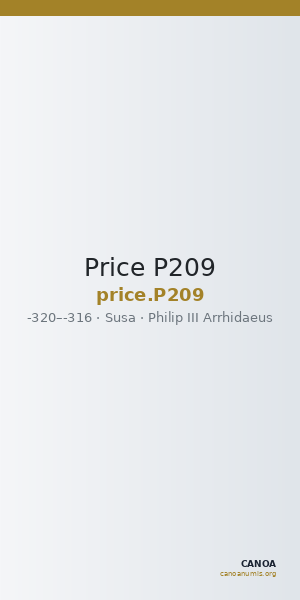 Price P209 — CANOA