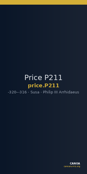Price P211 — CANOA