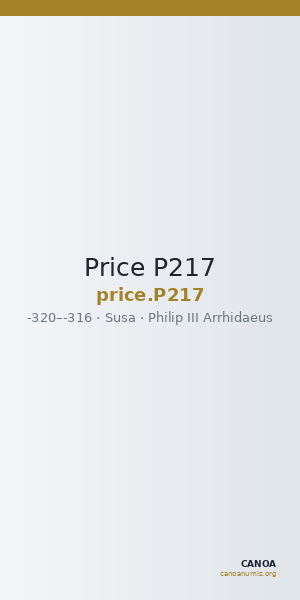 Price P217 — CANOA