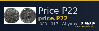 Price P22 — CANOA