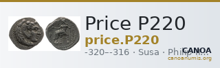 Price P220 — CANOA